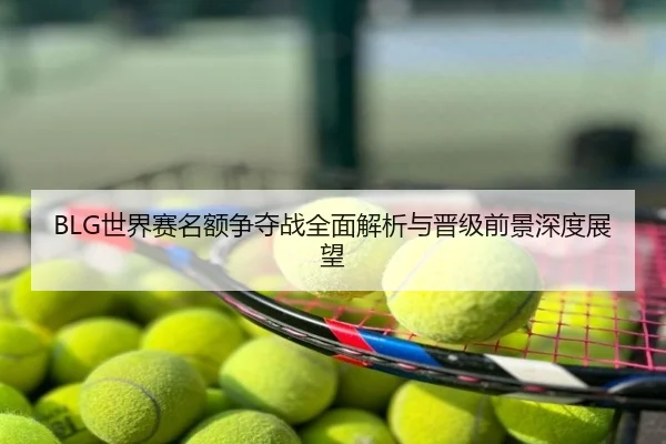 BLG世界赛名额争夺战全面解析与晋级前景深度展望